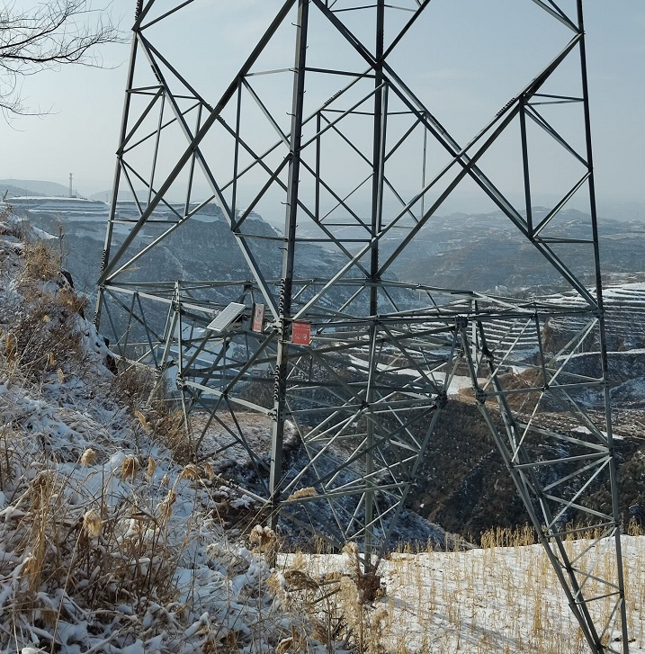 輸電線路桿塔傾斜在線監測裝置